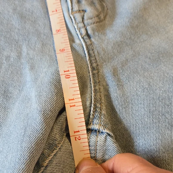 Sonoma Light Blue Straight Fit Jeans With Some Distressing - Picture 5 of 7